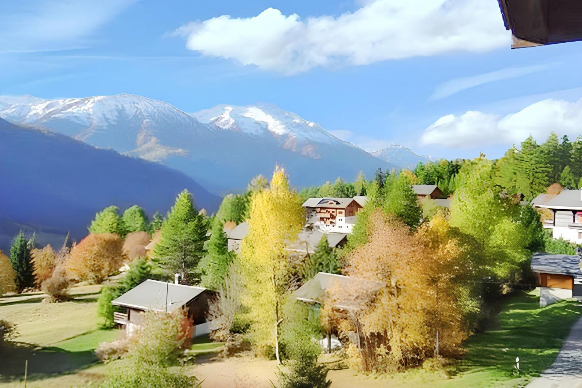 Modern Apartment With Mountain View Bellwald 80 M² Balcony 외부 사진